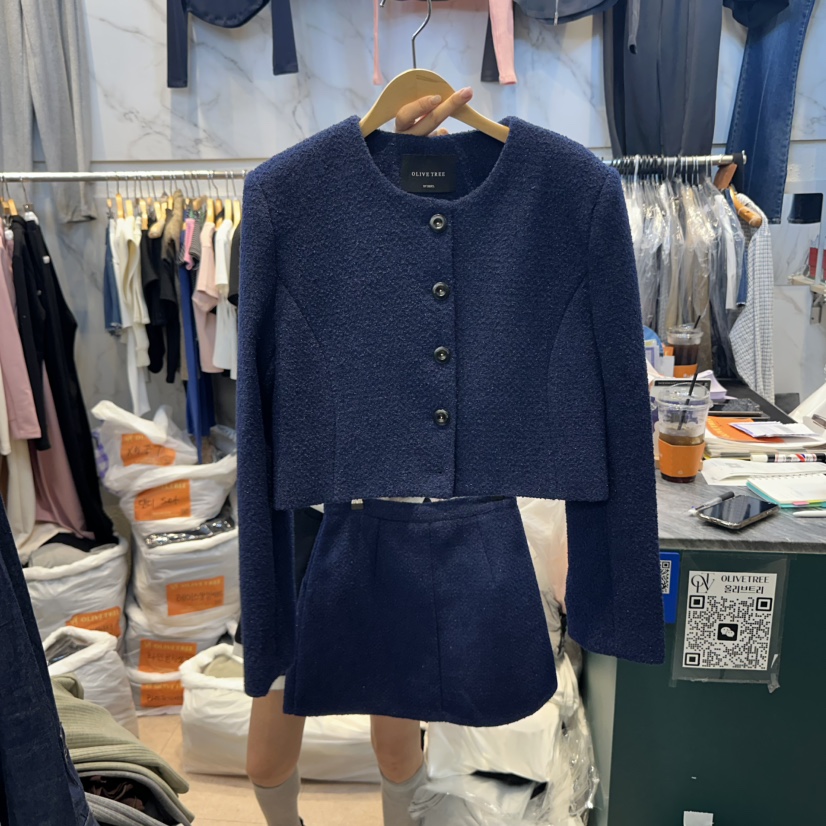 OLIVE TrEE韓國直郵㊣女裝新款熱賣25秋冬休閑職業推薦夾克OLIVE TrEE夾克