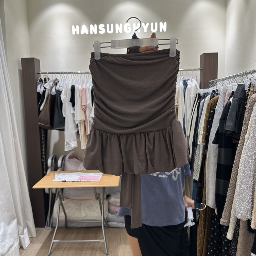 HANSUNGHYUN韓國代購㊣女士新品熱賣休閑25秋冬職業吊帶背心HANSUNGHYUN吊帶/背心