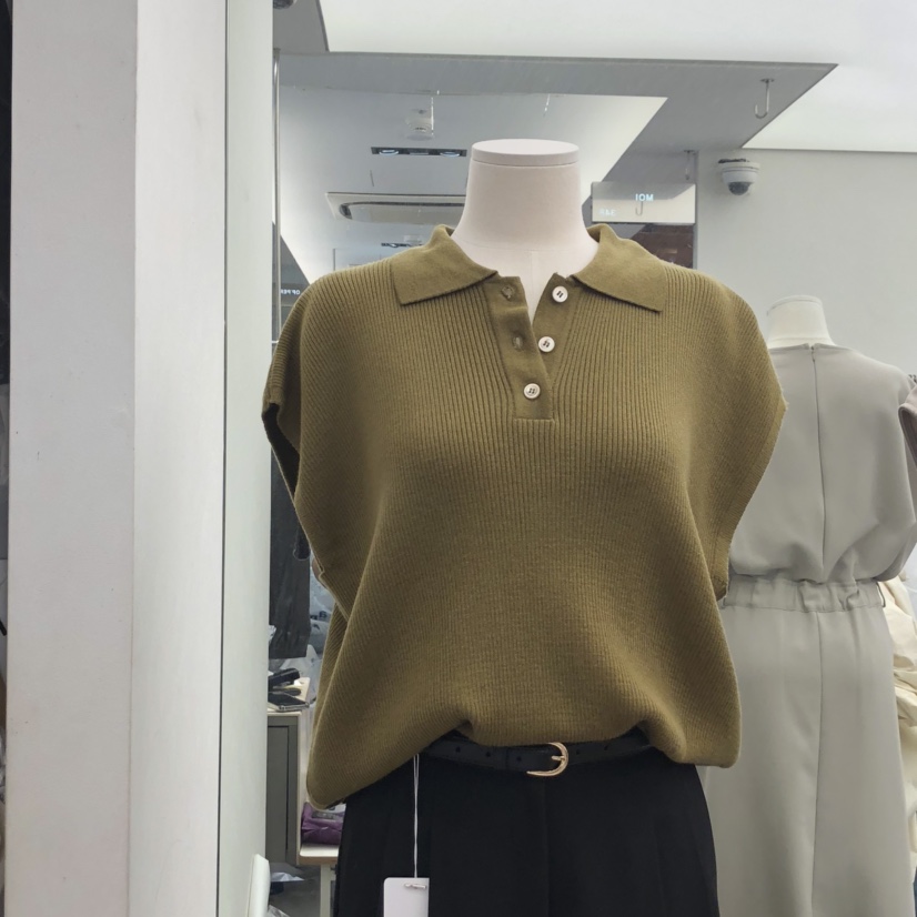 OGI韓國代購㊣女裝新款25秋冬熱賣人氣推薦職業真品時尚馬甲FLat OGI馬甲圖色2