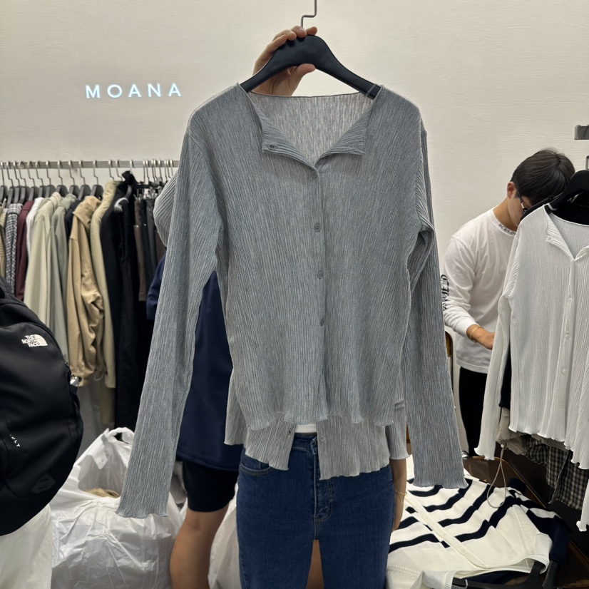 MOANA東大門㊣實拍女裝新品職業25秋冬熱賣休閑真品人氣針織衫MOANA針織衫圖色2