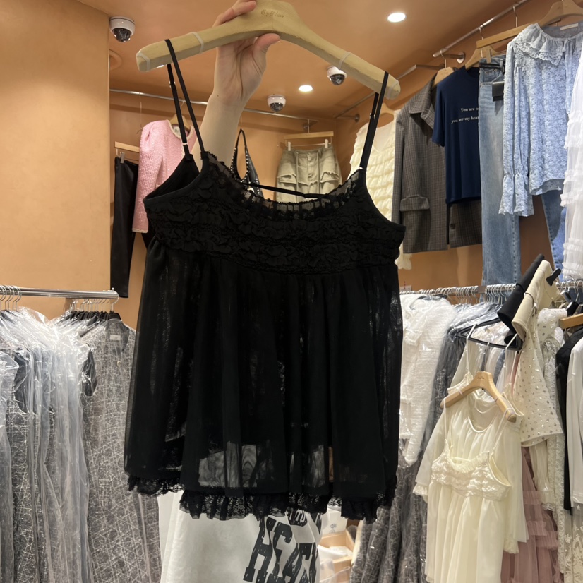 BY FLOW東大門㊣代購女裝新品真品人氣休閑推薦25秋冬吊帶背心BY FLOW吊帶/背心圖色2