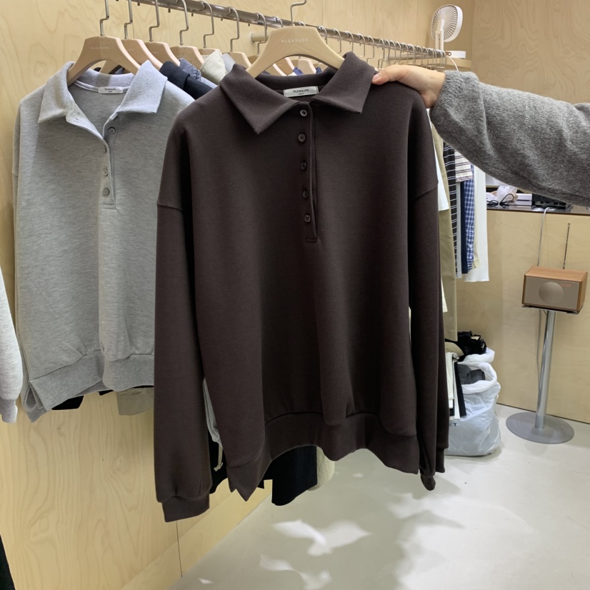 PLEASURE東大門㊣直郵女士新品25秋冬時尚真品熱賣衛衣含帽子PLEASURE衛衣圖色2