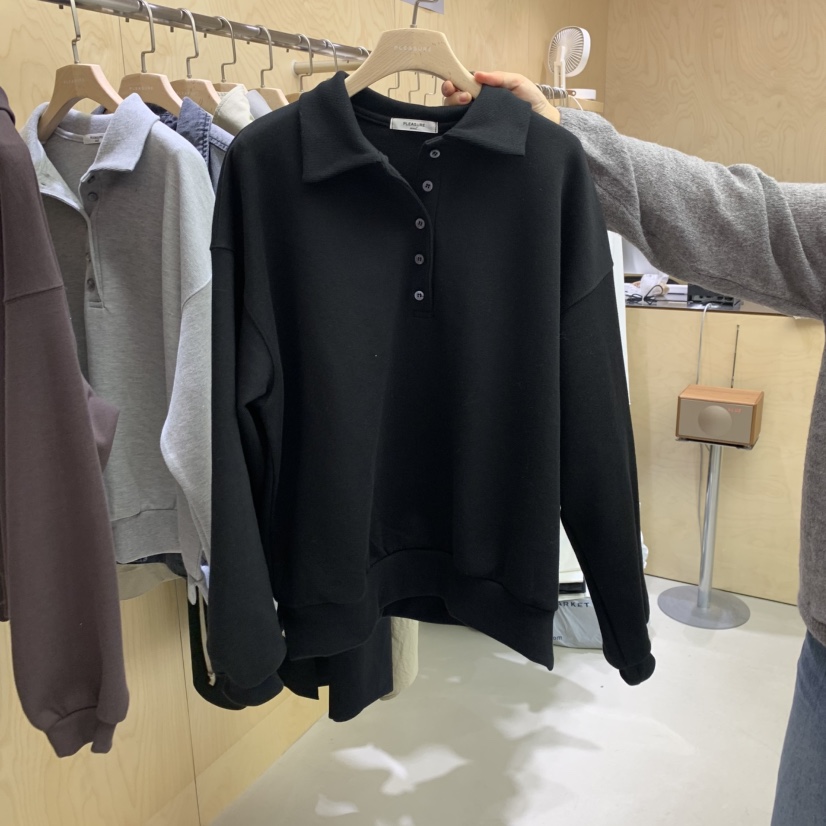 PLEASURE東大門㊣直郵女士新品25秋冬時尚真品熱賣衛衣含帽子PLEASURE衛衣圖色3