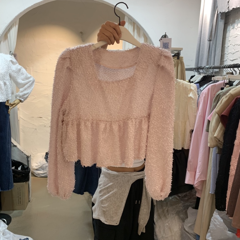 OZ韓國直郵㊣女裝新品人氣熱賣休閑時尚真品職業襯衫蕾絲衫OZ.ounce襯衫/蕾絲衫圖色2