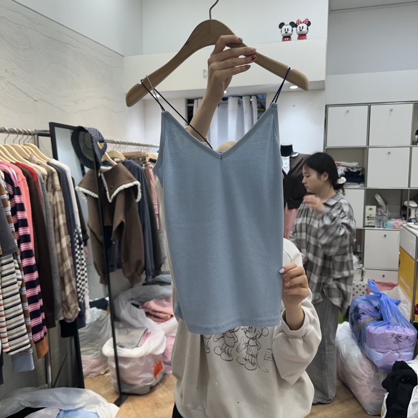 DE LINE東大門㊣代購女裝新品時尚真品職業休閑人氣吊帶背心DE LINE吊帶/背心圖色2