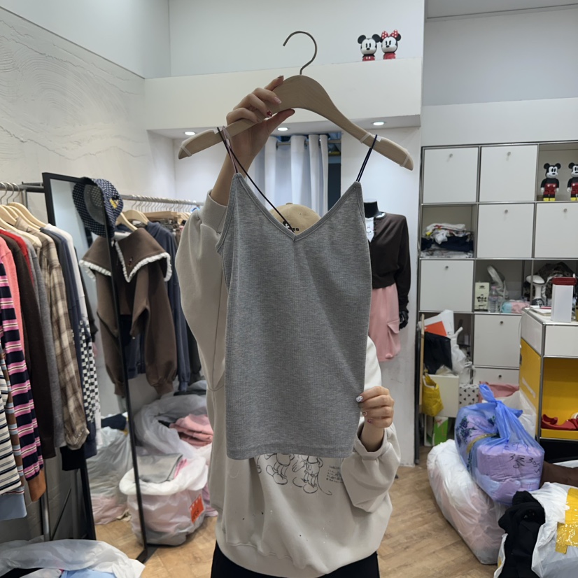 DE LINE東大門㊣代購女裝新品時尚真品職業休閑人氣吊帶背心DE LINE吊帶/背心圖色3
