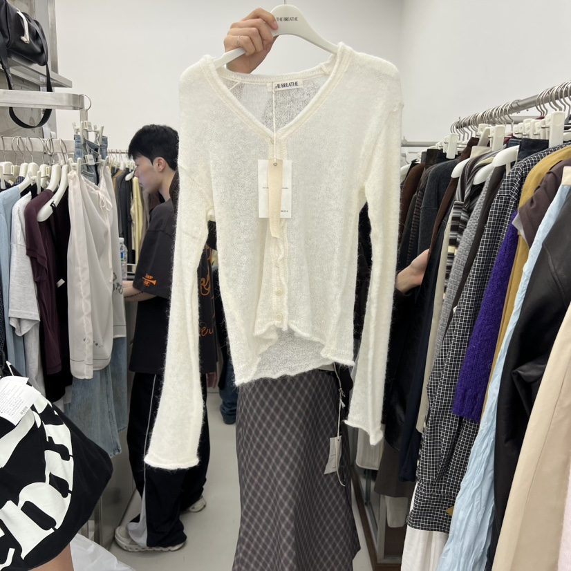 BREATHE韓國直郵㊣女士新品推薦25秋冬時尚真品休閑針織衫羊駝BREATHE針織衫圖色4