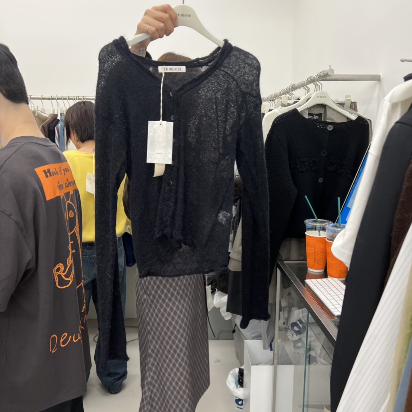 BREATHE韓國直郵㊣女士新品推薦25秋冬時尚真品休閑針織衫羊駝BREATHE針織衫圖色5