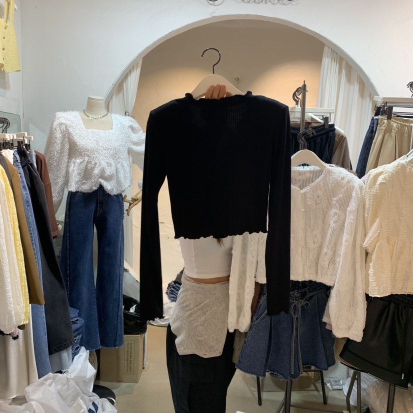 OZ韓國直郵㊣女裝新品真品職業休閑推薦熱賣人氣25秋冬長袖T恤OZ.ounce長袖T恤