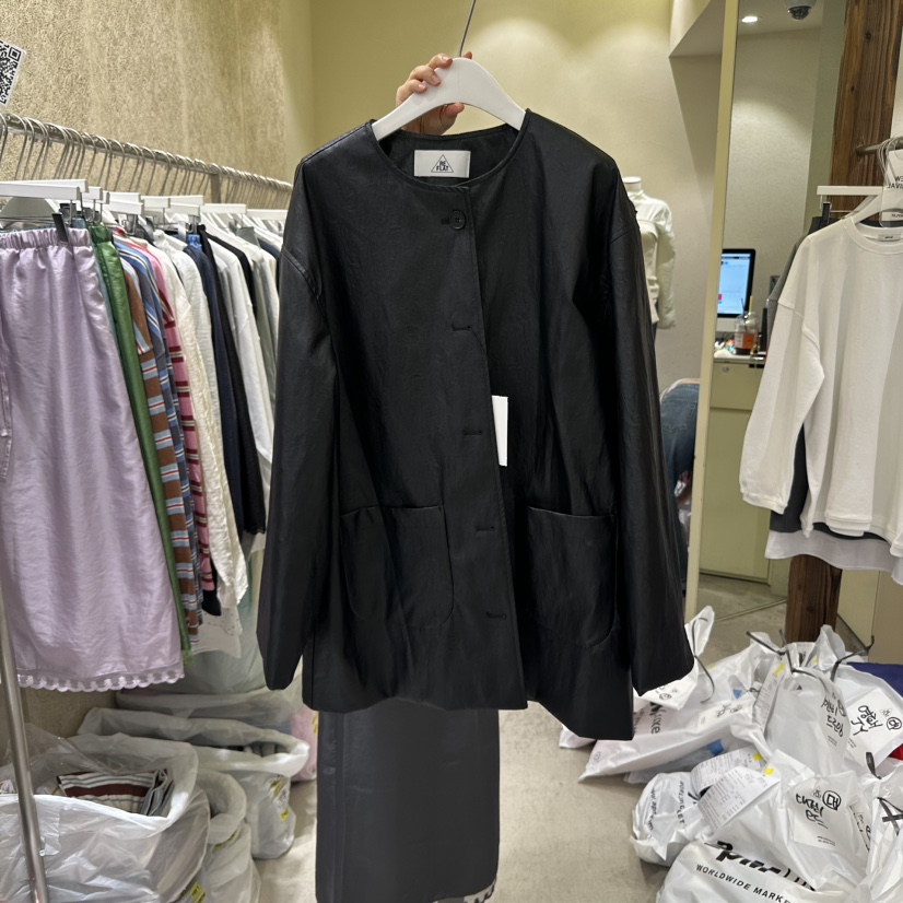 REFLAT東大門㊣實拍女裝新品職業休閑人氣推薦25秋冬夾克寬松REFLAT夾克圖色2
