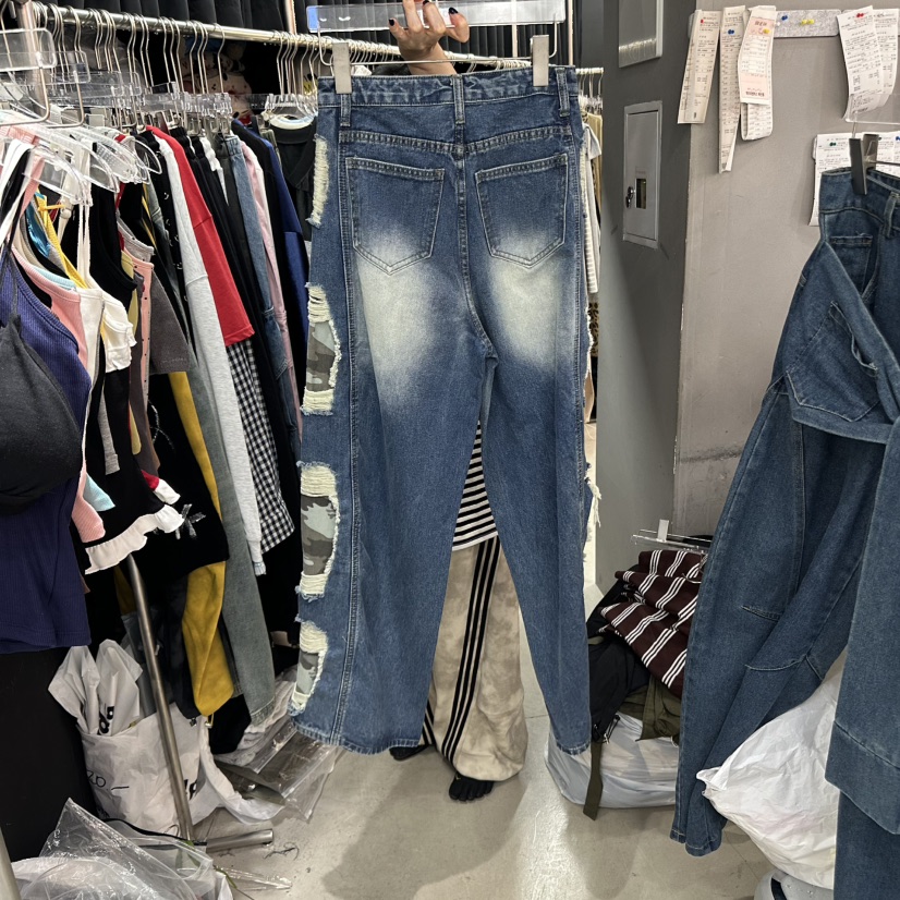 MOMAZU韓國代購㊣女士新品25秋冬時尚職業真品推薦熱賣牛仔褲MOMAZU牛仔褲