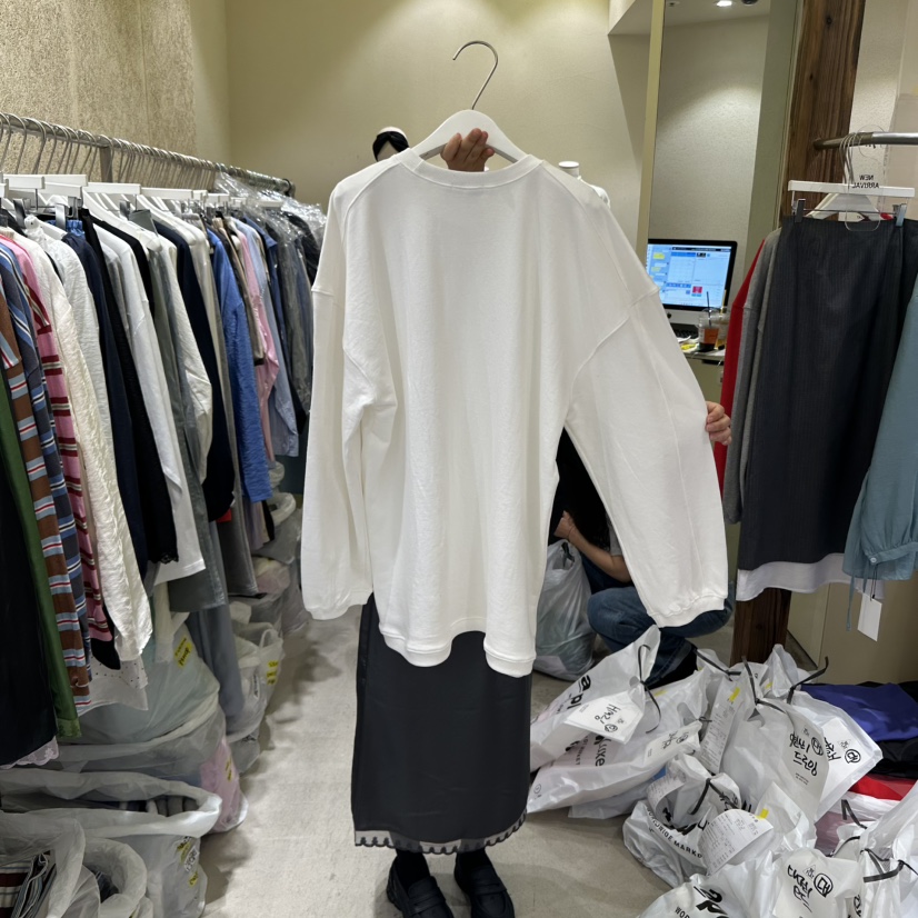 REFLAT韓國代購㊣女士新品推薦25秋冬真品休閑時尚職業衛衣REFLAT衛衣