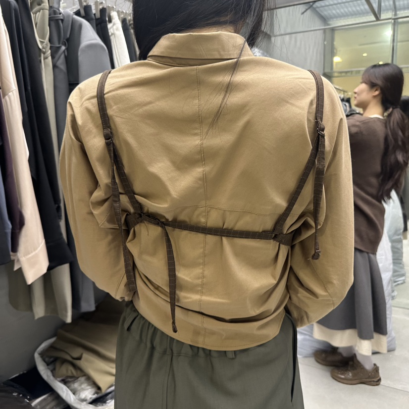 UOOV韓國直郵㊣女士新品時尚熱賣真品25秋冬吊帶背心不含內搭UOOV吊帶/背心