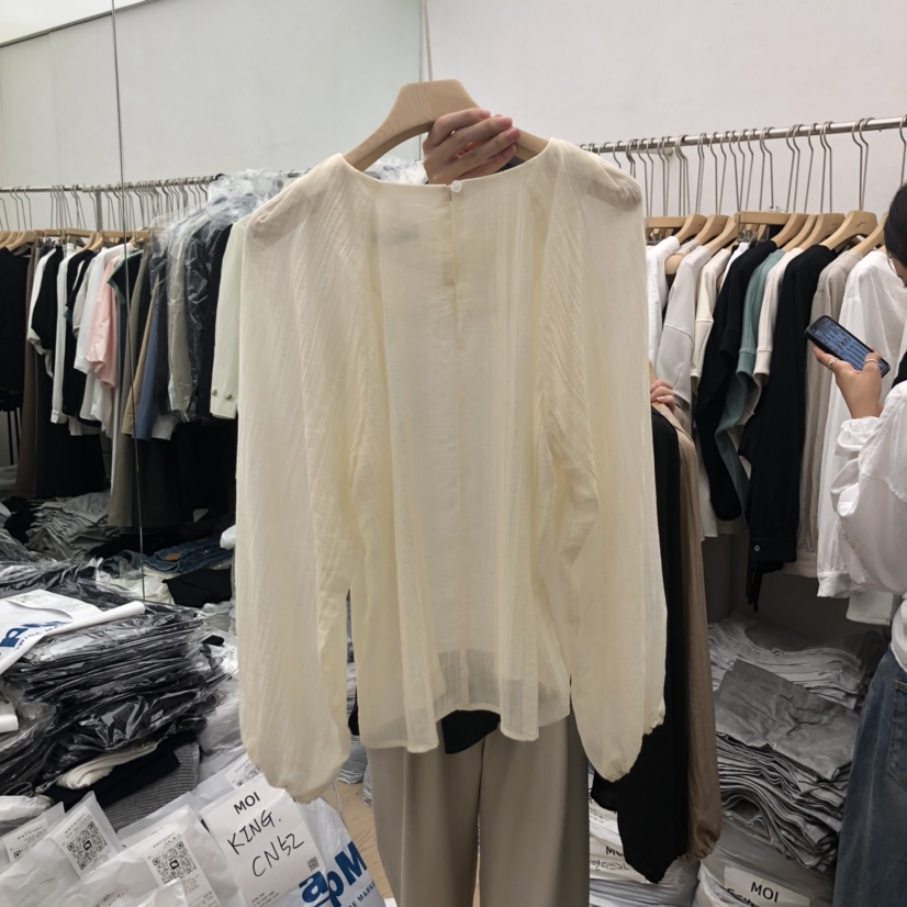 OGI東大門㊣代購女裝新品熱賣真品推薦職業25秋冬襯衫蕾絲衫FLat OGI襯衫/蕾絲衫