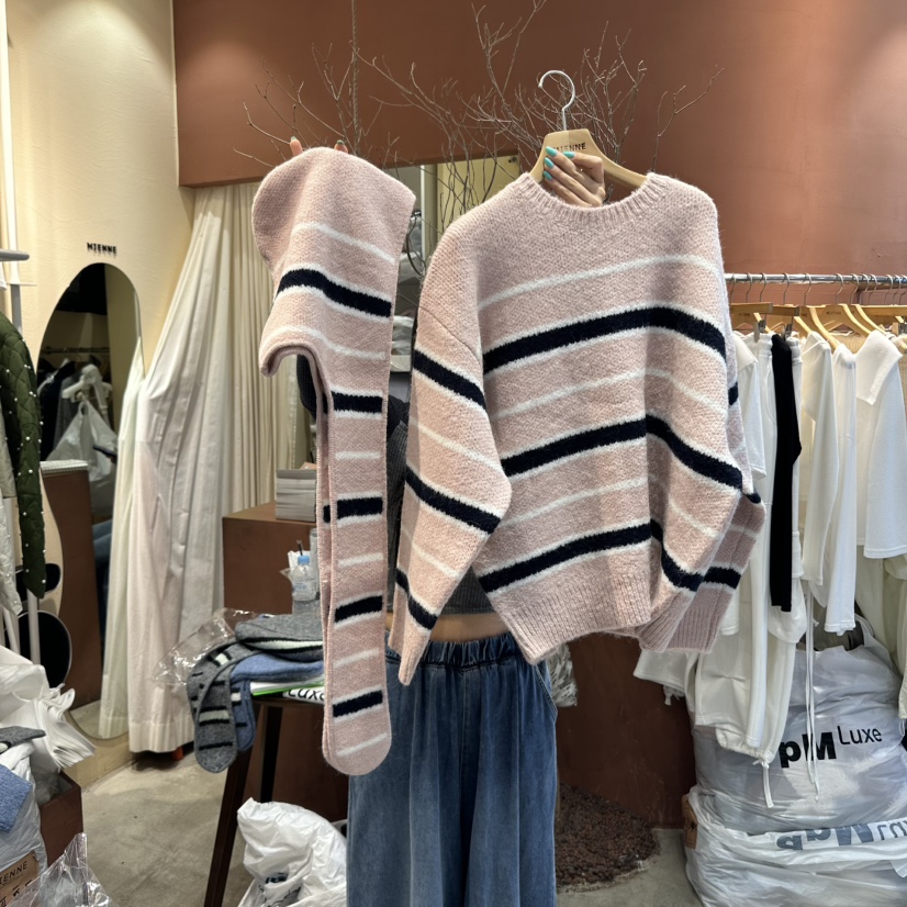 MIENNE東大門㊣實拍女裝新品25秋冬人氣休閑時尚套裝兩件套MIENNE套裝圖色3