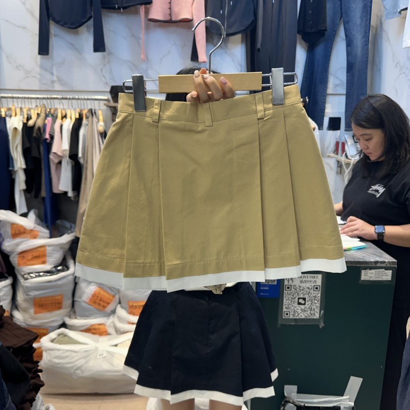 OLIVE TrEE東大門㊣實拍女裝新品25秋冬真品推薦短裙不含腰帶OLIVE TrEE短裙