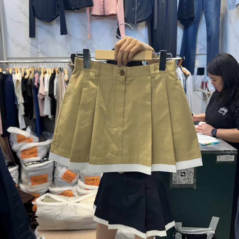 OLIVE TrEE東大門㊣實拍女裝新品25秋冬真品推薦短裙不含腰帶OLIVE TrEE短裙圖色1
