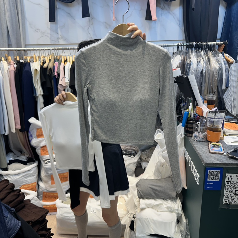 OLIVE TrEE東大門㊣實拍女士新品真品人氣職業休閑長袖T恤OLIVE TrEE長袖T恤圖色4
