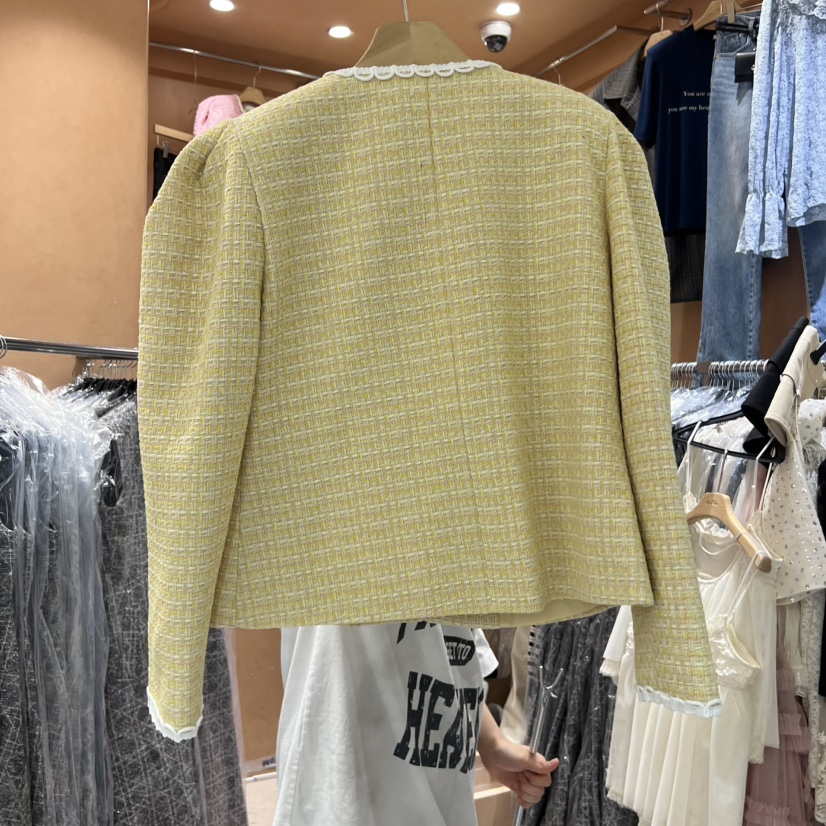BY FLOW韓國代購㊣女士新品職業熱賣25秋冬休閑推薦人氣夾克BY FLOW夾克