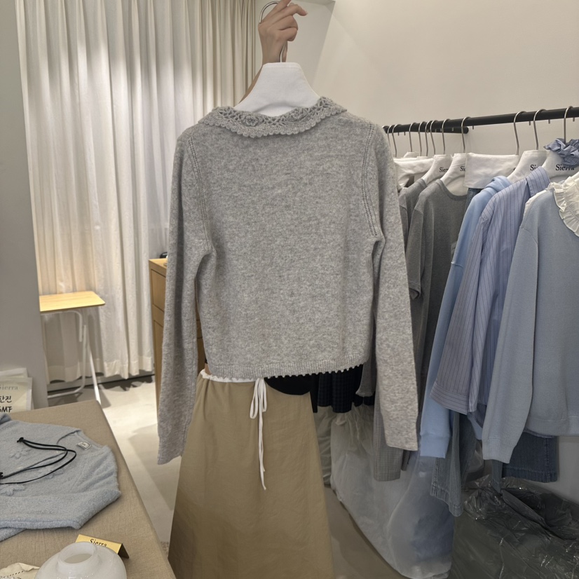 SIERRA韓國直郵㊣女裝新品25秋冬真品職業推薦休閑熱賣針織衫SIERRA針織衫