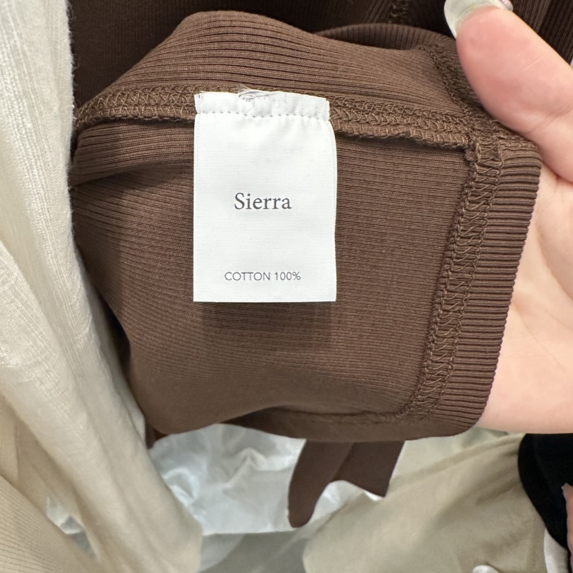 SIERRA東大門㊣實拍女裝新品休閑職業推薦人氣25秋冬長袖T恤SIERRA長袖T恤