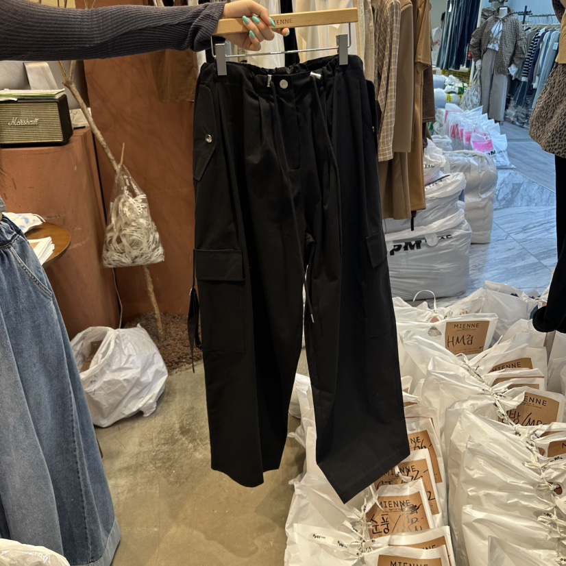 MIENNE韓國直郵㊣女士新品休閑熱賣職業真品推薦休閑褲工裝褲MIENNE休閑褲圖色2