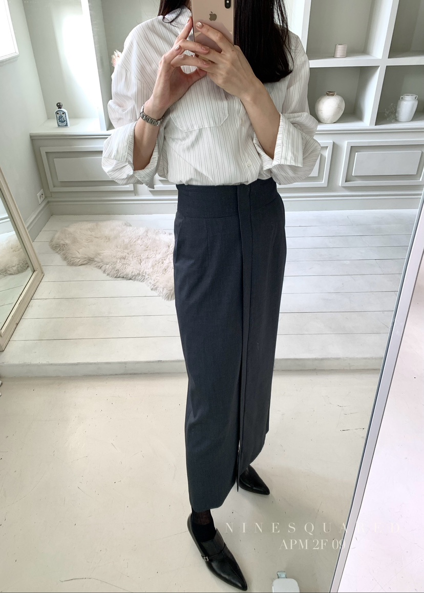 NINESQUARED東大門㊣實拍女士新款25秋冬人氣休閑推薦熱賣長裙NINESQUARED長裙