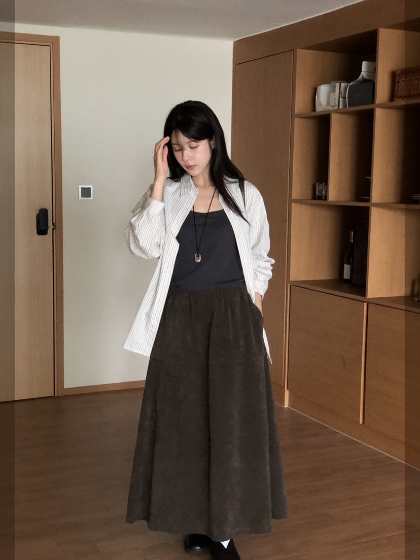 THE EYL韓國直郵㊣女士新品推薦職業休閑真品熱賣時尚長裙THE EYL長裙
