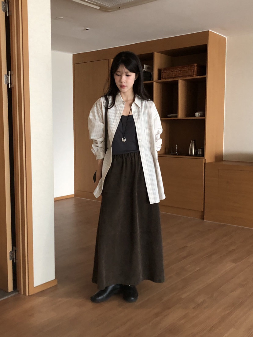 THE EYL韓國直郵㊣女士新品推薦職業休閑真品熱賣時尚長裙THE EYL長裙
