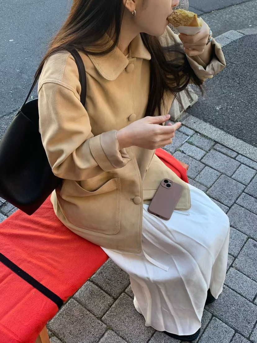 TAF韓國代購㊣女士新品時尚人氣25秋冬職業熱賣休閑真品夾克TAF夾克