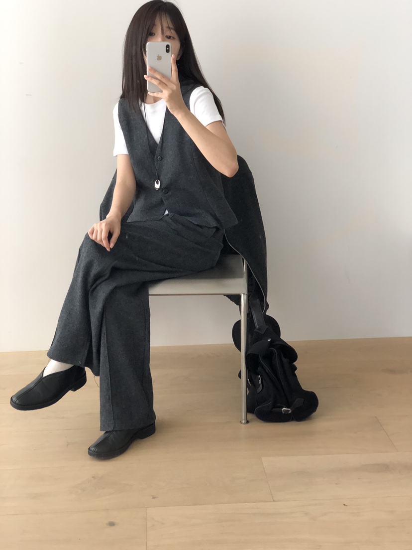 THE EYL韓國代購㊣女士新品時尚休閑熱賣職業真品25秋冬休閑褲THE EYL休閑褲