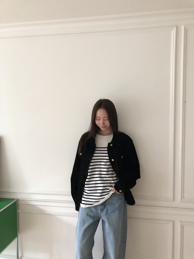 THE ABLE東大門㊣直郵女士新款真品職業時尚熱賣夾克天鵝絨THE ABLE/TA夾克