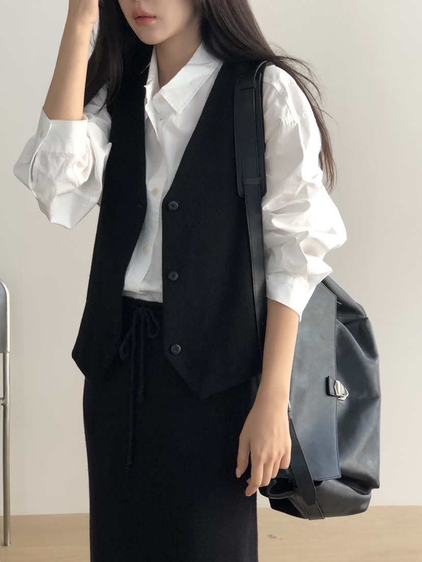 THE EYL韓國直郵㊣女士新款職業休閑真品人氣25秋冬推薦馬甲THE EYL馬甲