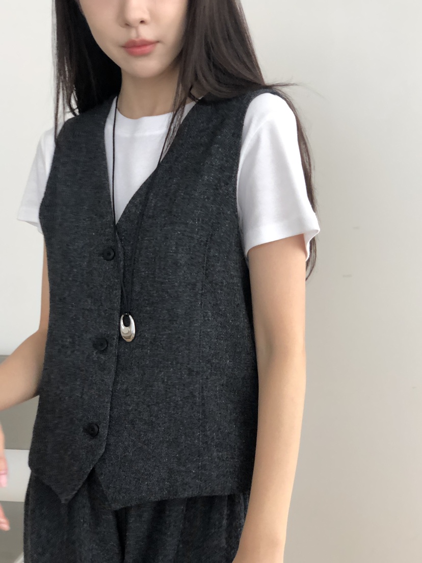 THE EYL韓國直郵㊣女士新款職業休閑真品人氣25秋冬推薦馬甲THE EYL馬甲