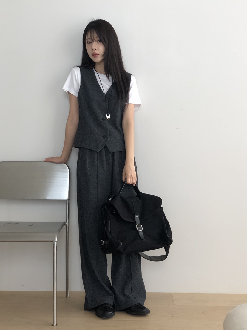 THE EYL韓國直郵㊣女士新款職業休閑真品人氣25秋冬推薦馬甲THE EYL馬甲