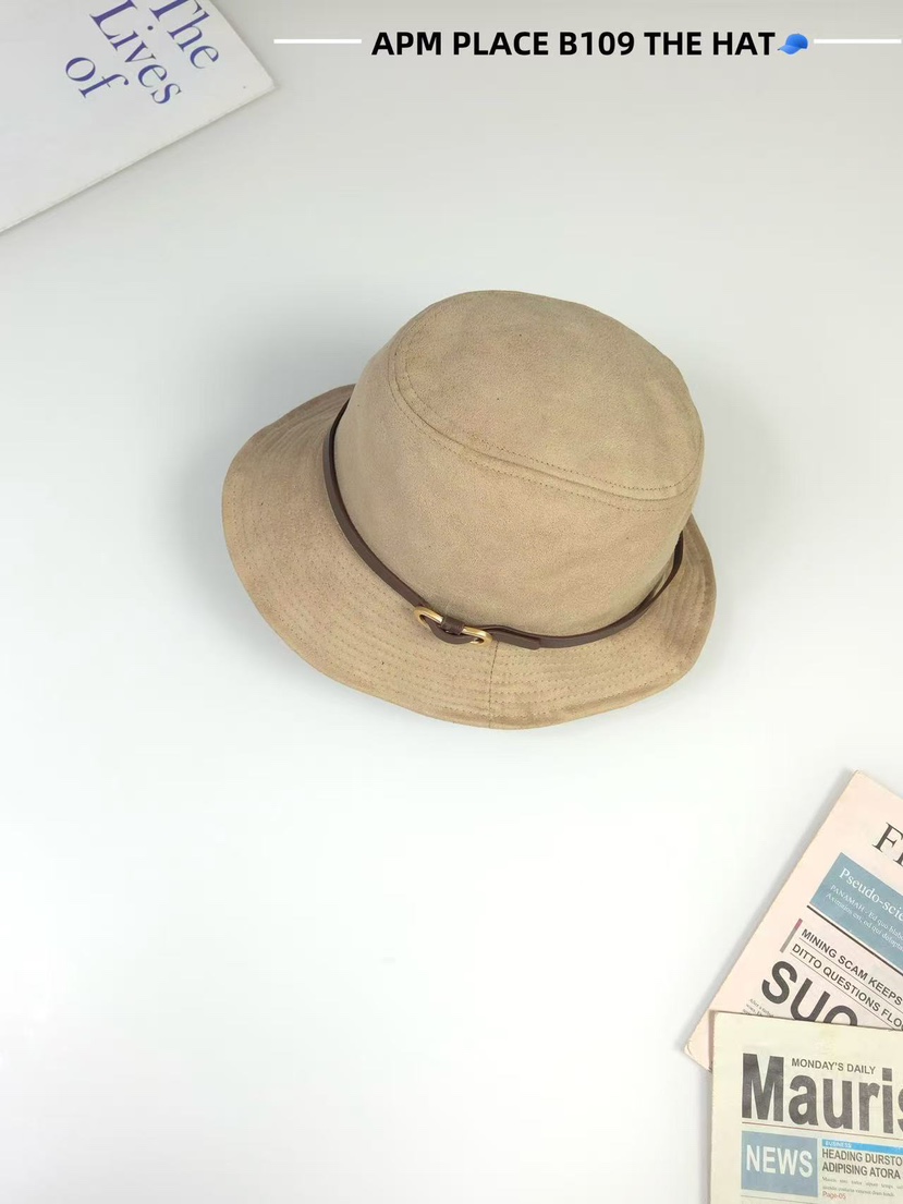 THE HAT-P東大門㊣代購女士新款推薦熱賣真品休閑帽子絨面革THE HAT帽子