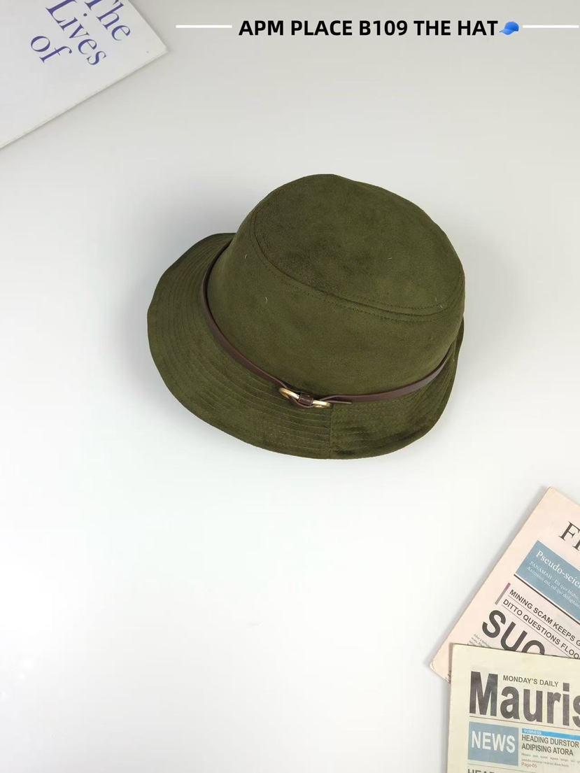 THE HAT-P東大門㊣代購女士新款推薦熱賣真品休閑帽子絨面革THE HAT帽子圖色2