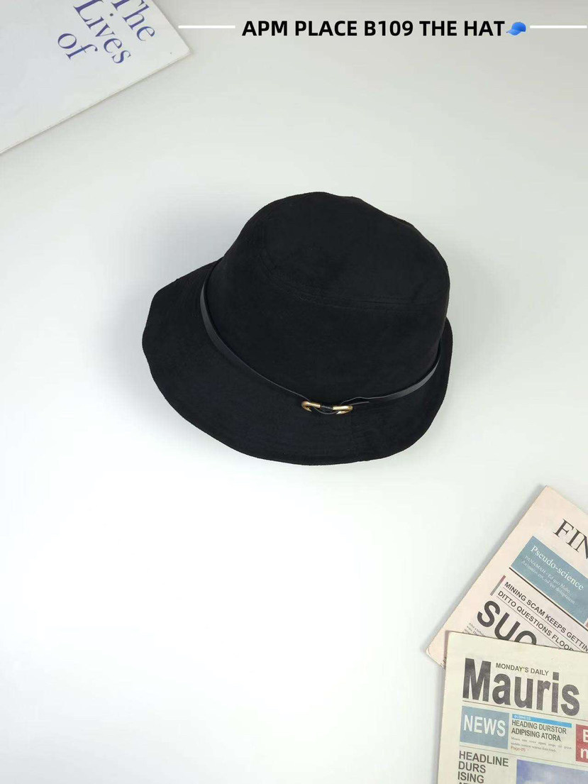 THE HAT-P東大門㊣代購女士新款推薦熱賣真品休閑帽子絨面革THE HAT帽子圖色4