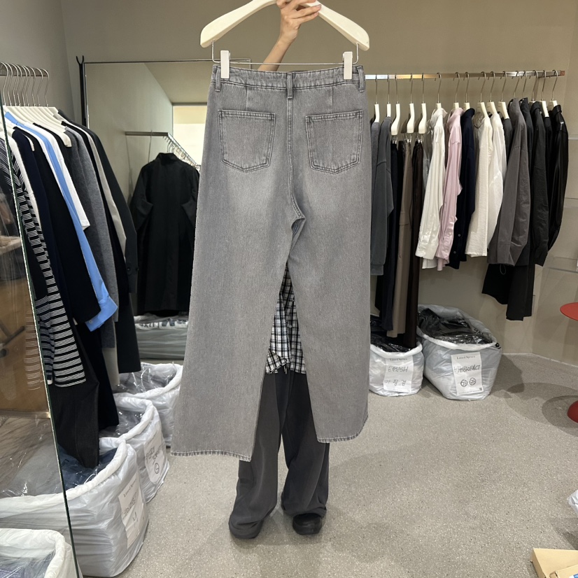 空東大門㊣實拍女裝新款職業休閑時尚真品25秋冬人氣牛仔褲Limed Spruce牛仔褲
