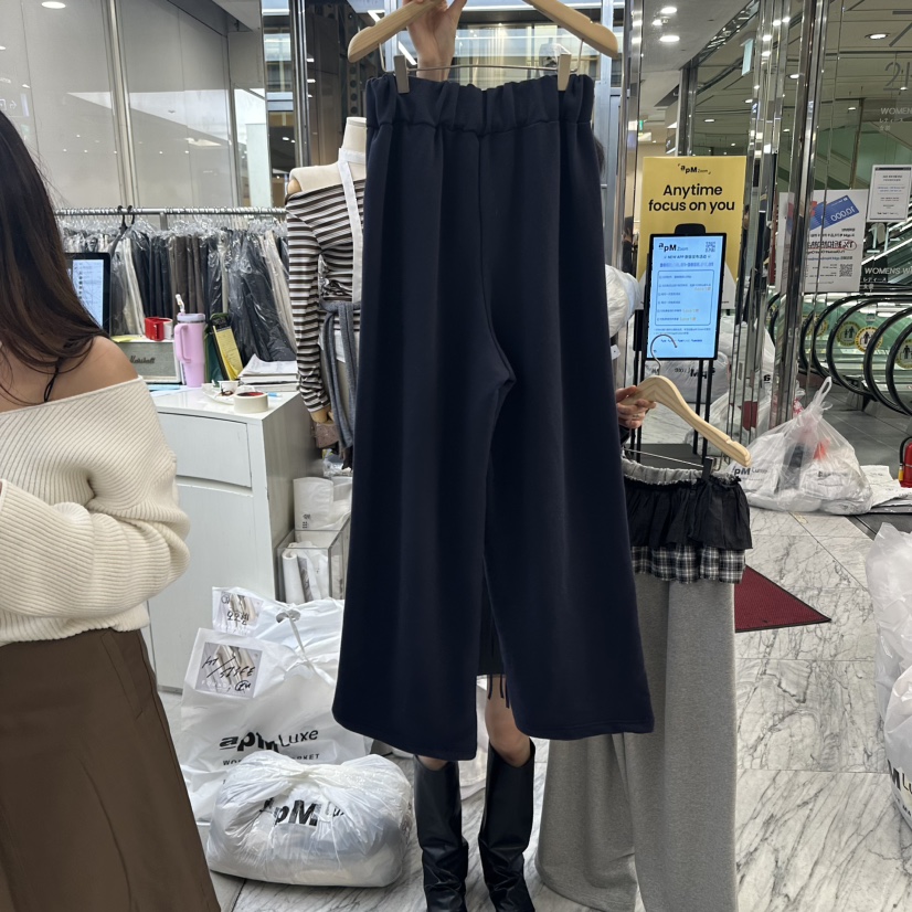 FOUNDATION韓國直郵㊣女士新款25秋冬人氣推薦真品時尚休閑褲FOUNDATION休閑褲