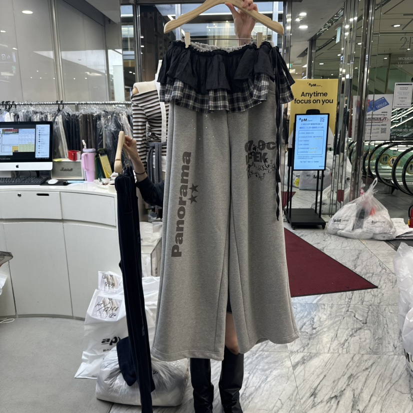 FOUNDATION韓國直郵㊣女士新款25秋冬人氣推薦真品時尚休閑褲FOUNDATION休閑褲圖色2