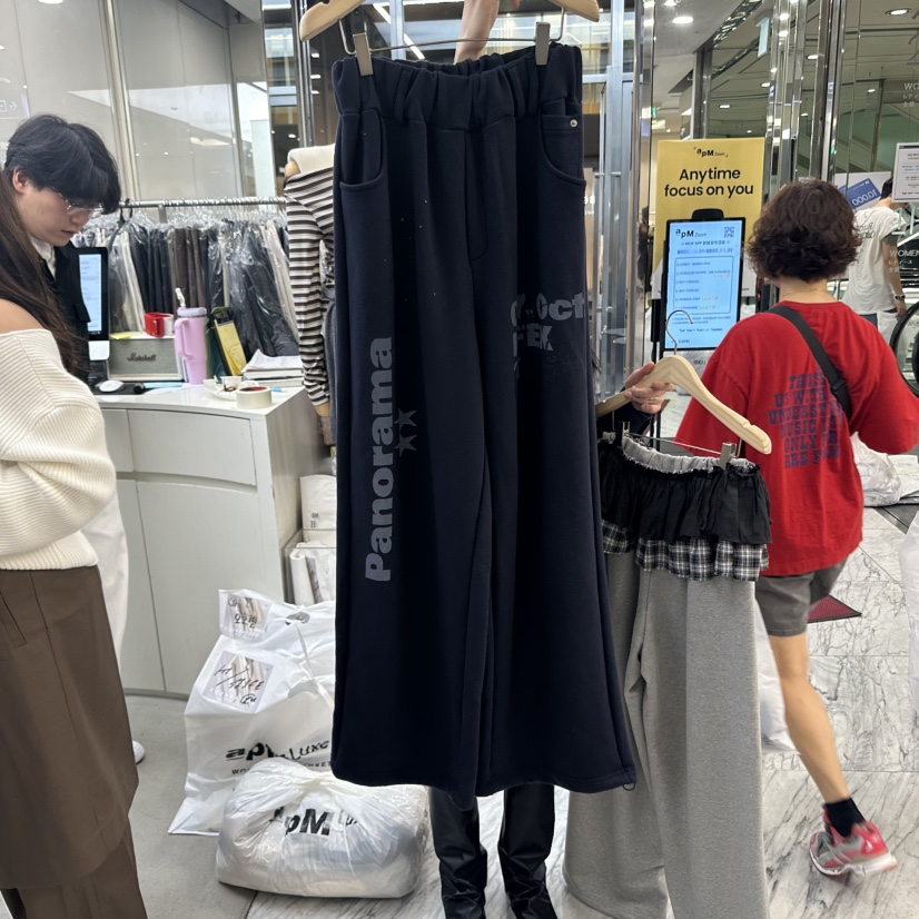 FOUNDATION韓國直郵㊣女士新款25秋冬人氣推薦真品時尚休閑褲FOUNDATION休閑褲圖色3