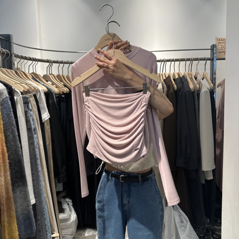 HABLE東大門㊣實拍女裝新品熱賣時尚25秋冬休閑人氣套裝兩件套HABLE套裝圖色3