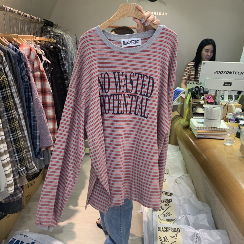 BLACKFRIDAY韓國代購㊣女裝新品休閑推薦25秋冬職業時尚衛衣BLACK FRIDAY衛衣圖色3