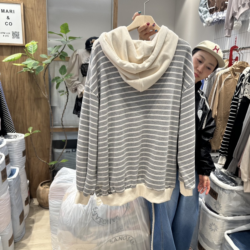 MARI CO韓國代購㊣女士新品時尚25秋冬人氣推薦熱賣職業衛衣MARI CO衛衣