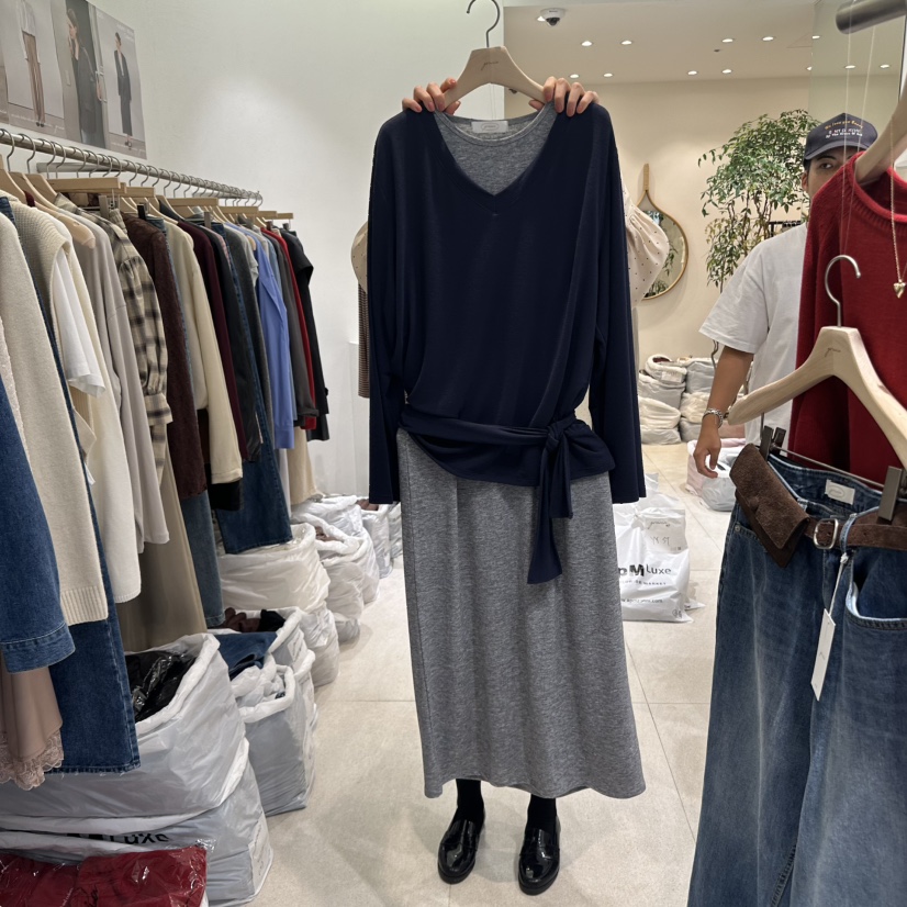 GRACIA東大門㊣直郵女裝新品職業時尚真品休閑熱賣25秋冬連衣裙GRACIA連衣裙圖色2