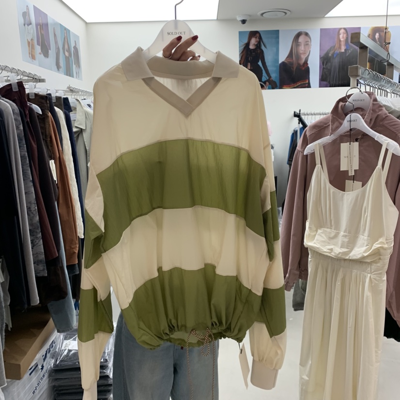 SOLD OUT東大門㊣直郵女士新款真品25秋冬人氣休閑襯衫蕾絲衫SOLD OUT襯衫/蕾絲衫圖色2