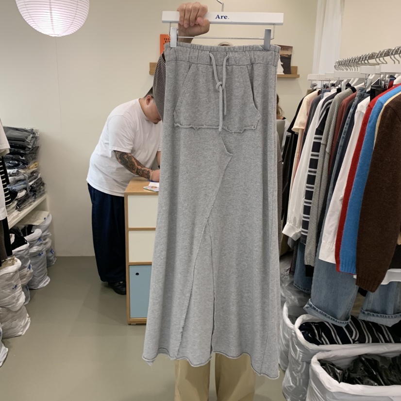 ARE東大門㊣代購女裝新品人氣職業熱賣25秋冬真品推薦長裙口袋ARE YOU/ARE長裙