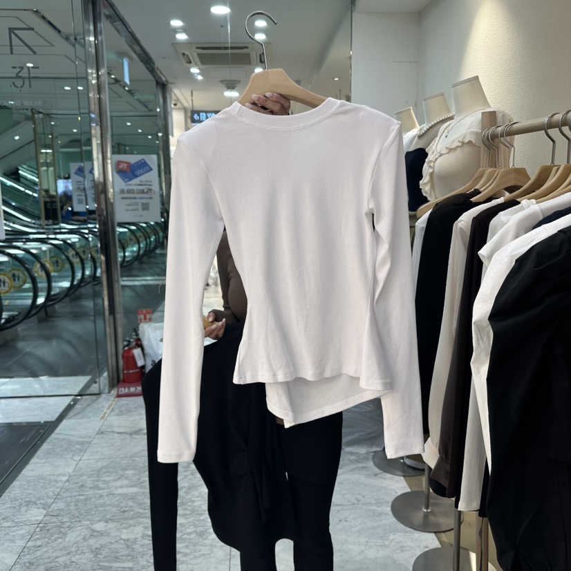 MAGNOLIA36-L韓國直郵㊣女裝新品職業休閑推薦時尚長袖T恤MAGNOLIA36-L長袖T恤