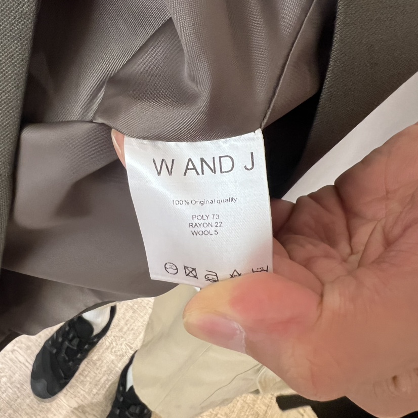 W AND J東大門㊣代購女士新款時尚職業人氣休閑夾克含腰帶W AND J夾克